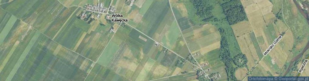 Zdjęcie satelitarne Wólka Kawęcka ul.